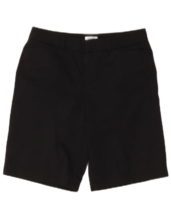 Dockers Mens Ideal Fit Casual Shorts W32 Medium Black Cotton