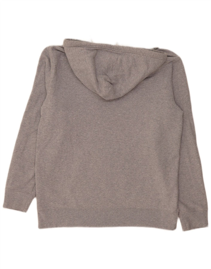 Męski sweter z kapturem i grafiką Levi's, średnioszary, bawełniany w cętki