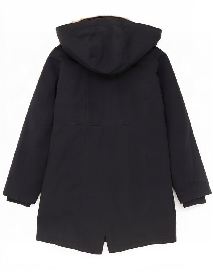 Damska kurtka parka z kapturem Kangol UK 8, mała granatowa