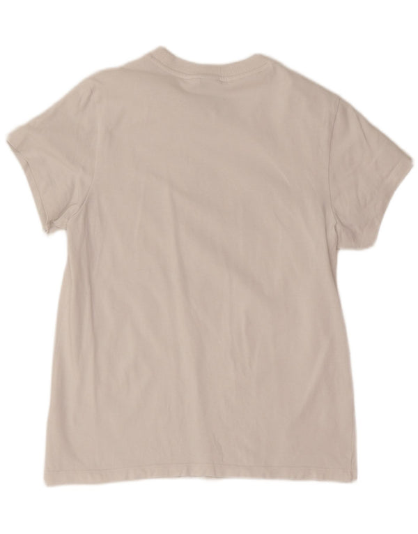 Damska koszulka graficzna Adidas Top UK 8 Small White Cotton