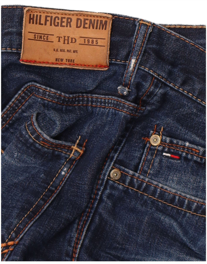 Męskie jeansy Tommy Hilfiger w trudnej sytuacji W31 L36 Niebieskie
