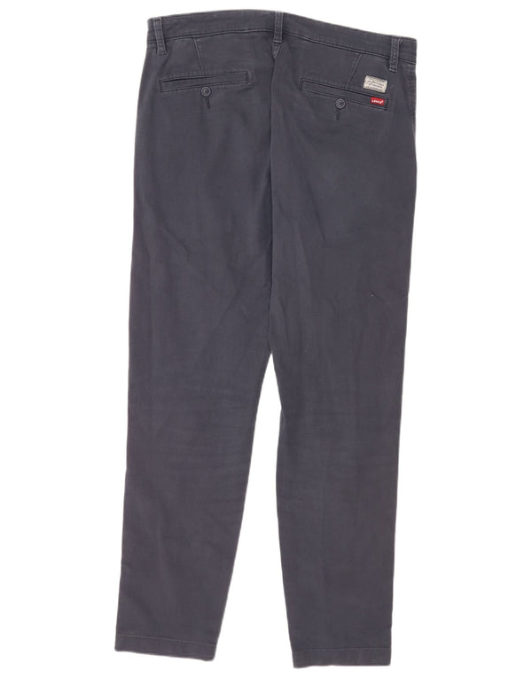 Męskie zwężane spodnie chino Levi's o standardowym kroju W32 L32 Granatowa bawełna