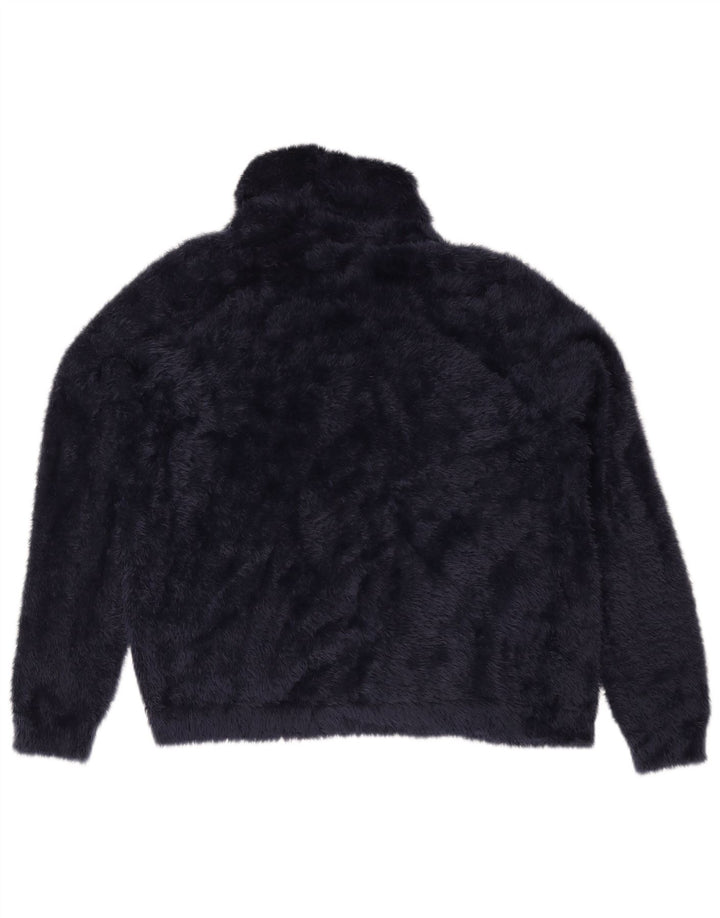 Marks & Spencer Damski sweter rozpinany UK 18 XL Granatowy poliamid