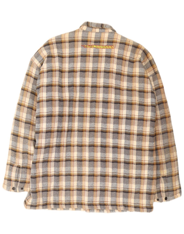 Męska kurtka bomber Home Boy Graphic UK 42 XL, wielobarwna, bawełniana krata