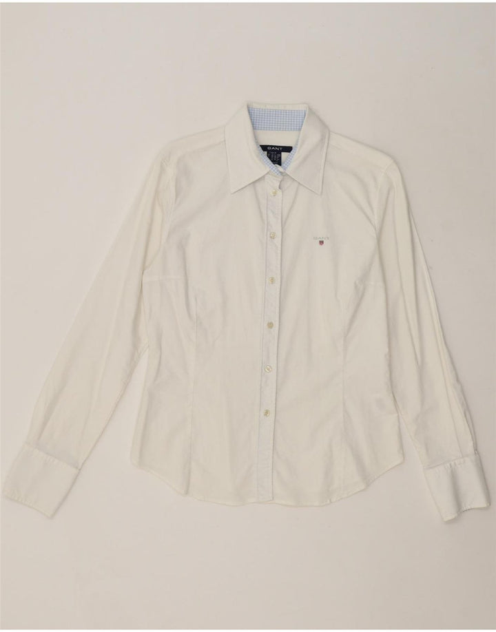 GANT Womens Shirt UK 12 Medium White Cotton Vintage Gant and Second-Hand Gant from Messina Hembry 