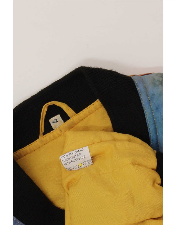 Damska kurtka bomberka w stylu vintage IT 42 Średni wielokolorowy poliamid typu tie-dye