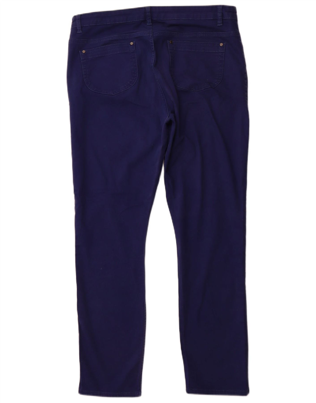 JAEGER Damskie jeansy slim z wysokim stanem UK 16 Large W36 L31 Niebieskie bawełniane