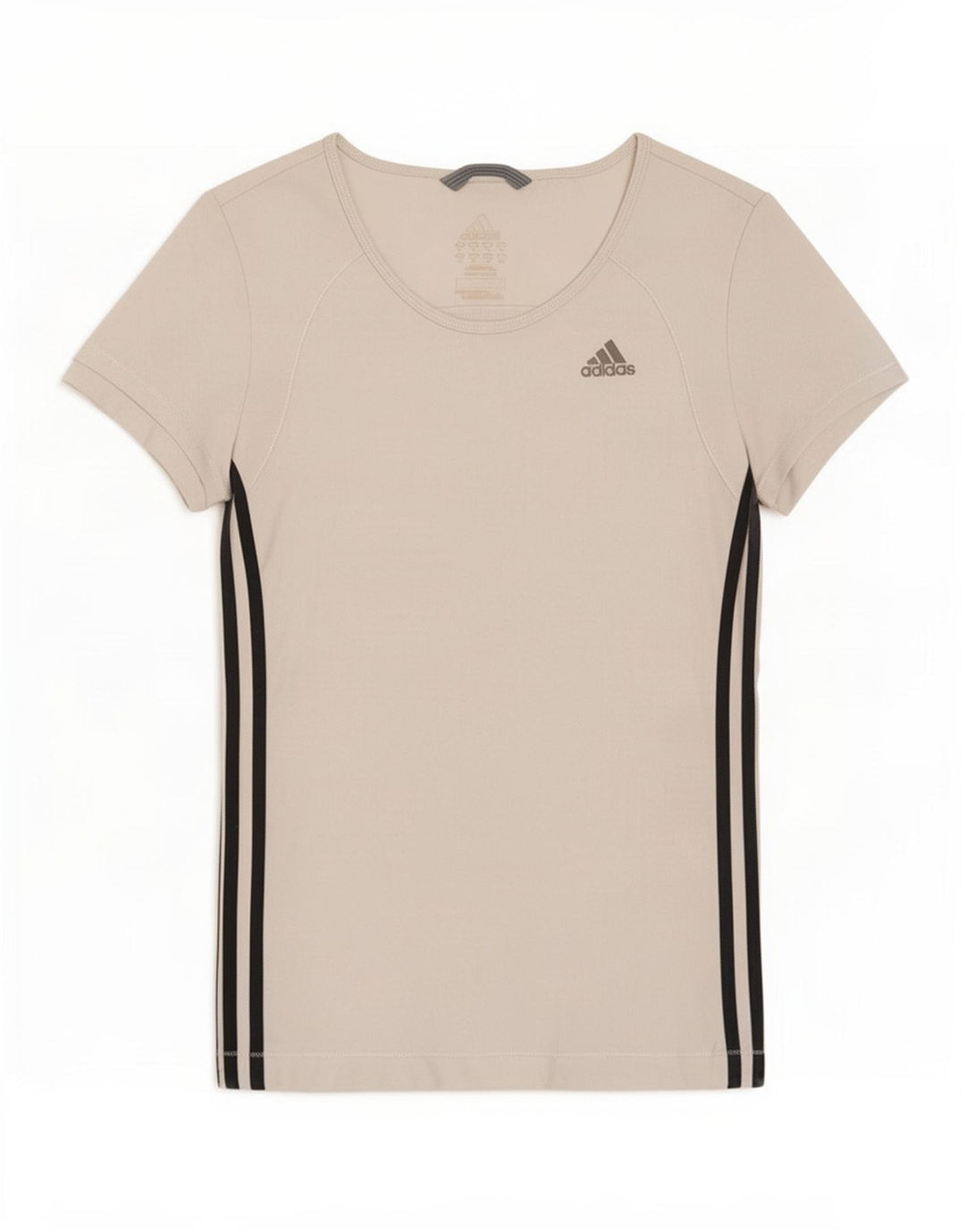 Damska koszulka Adidas Climalite Top UK 12 Średni biały poliester