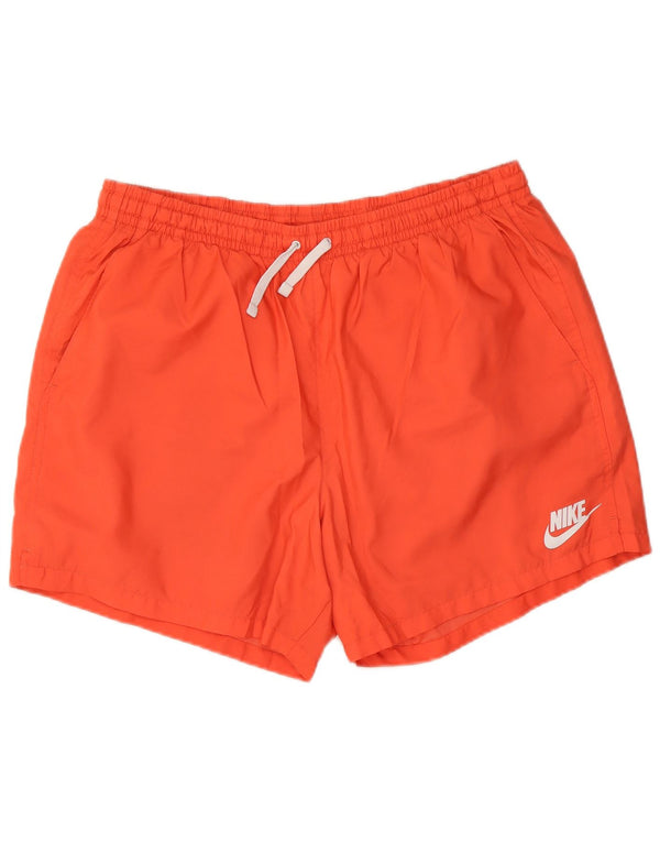 Męskie stroje kąpielowe Nike 2XL Pomarańczowy poliester