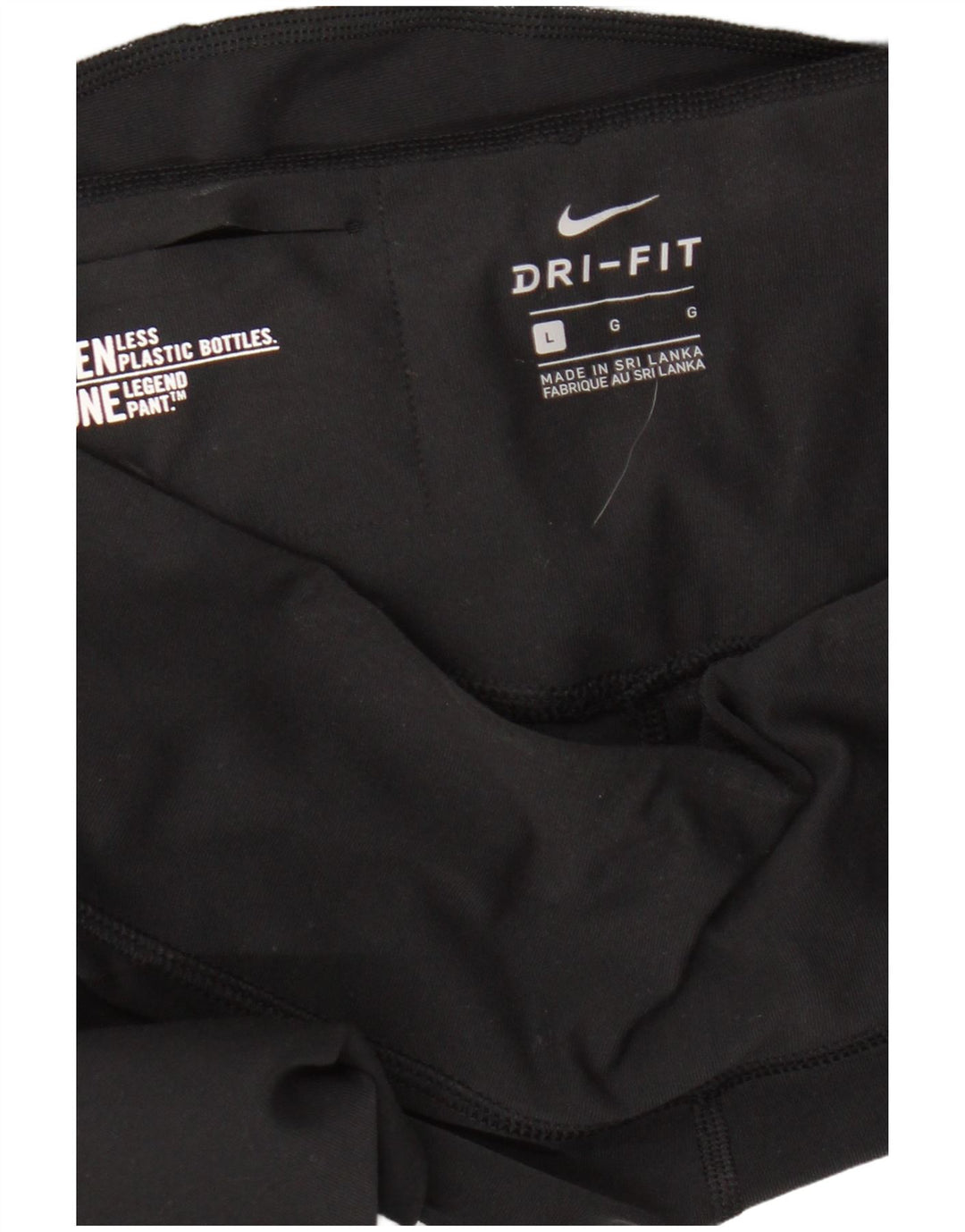 Damskie legginsy Nike Dri Fit UK 14, duże czarne bloki kolorów