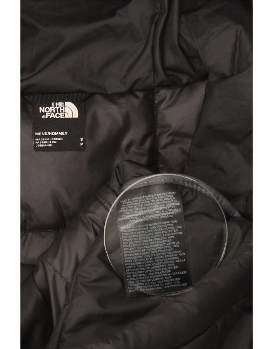 Męska ocieplana kurtka The North Face UK 36, mała, czarna, z poliestru