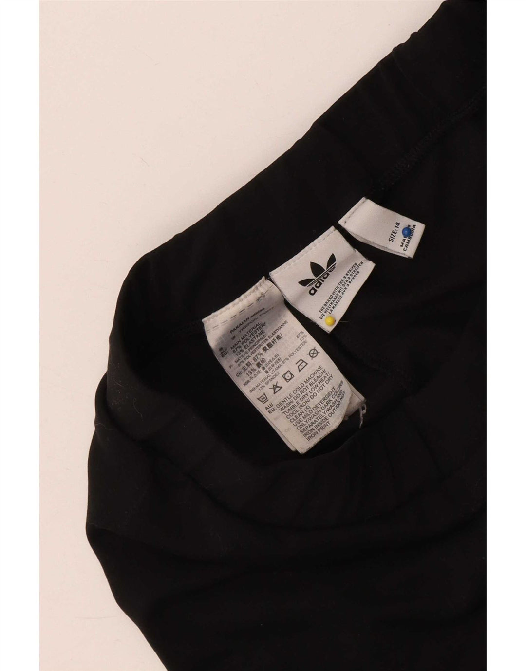 Legginsy Adidas Dziewczęce 13-14 Lat Czarne Poliester