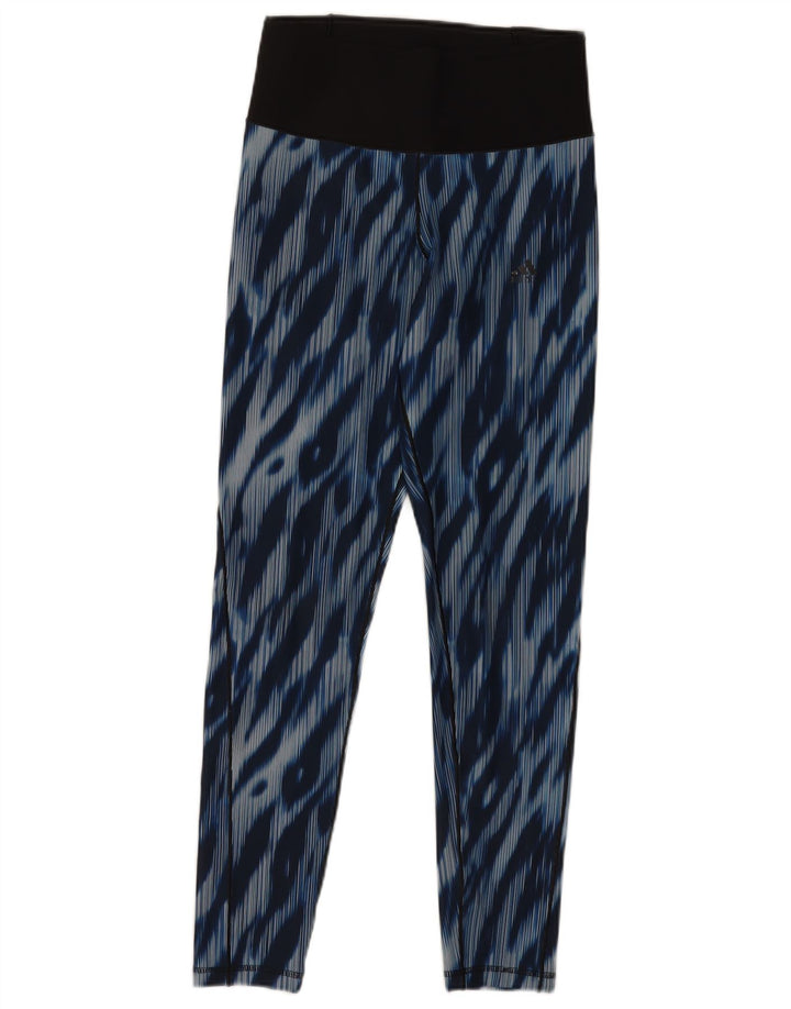 Legginsy damskie Adidas UK 8-10 Small Blue Tie Dye Poliester