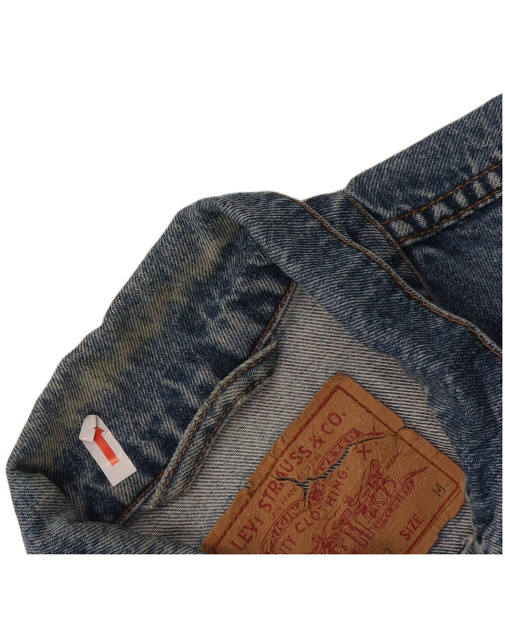 Męska kurtka dżinsowa Levi's UK 38, średnia niebieska, bawełniana