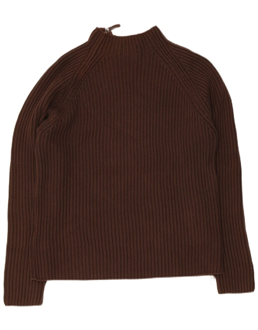 Męski sweter Zara z zamkiem błyskawicznym, duży, brązowy