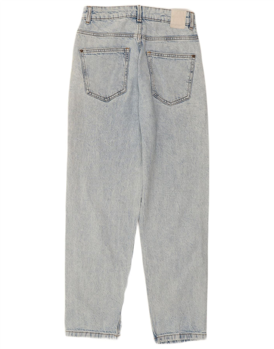 Damskie jeansy Zara z wysokim stanem, w trudnej sytuacji, EU 36 XS W26 L27, niebieska bawełna