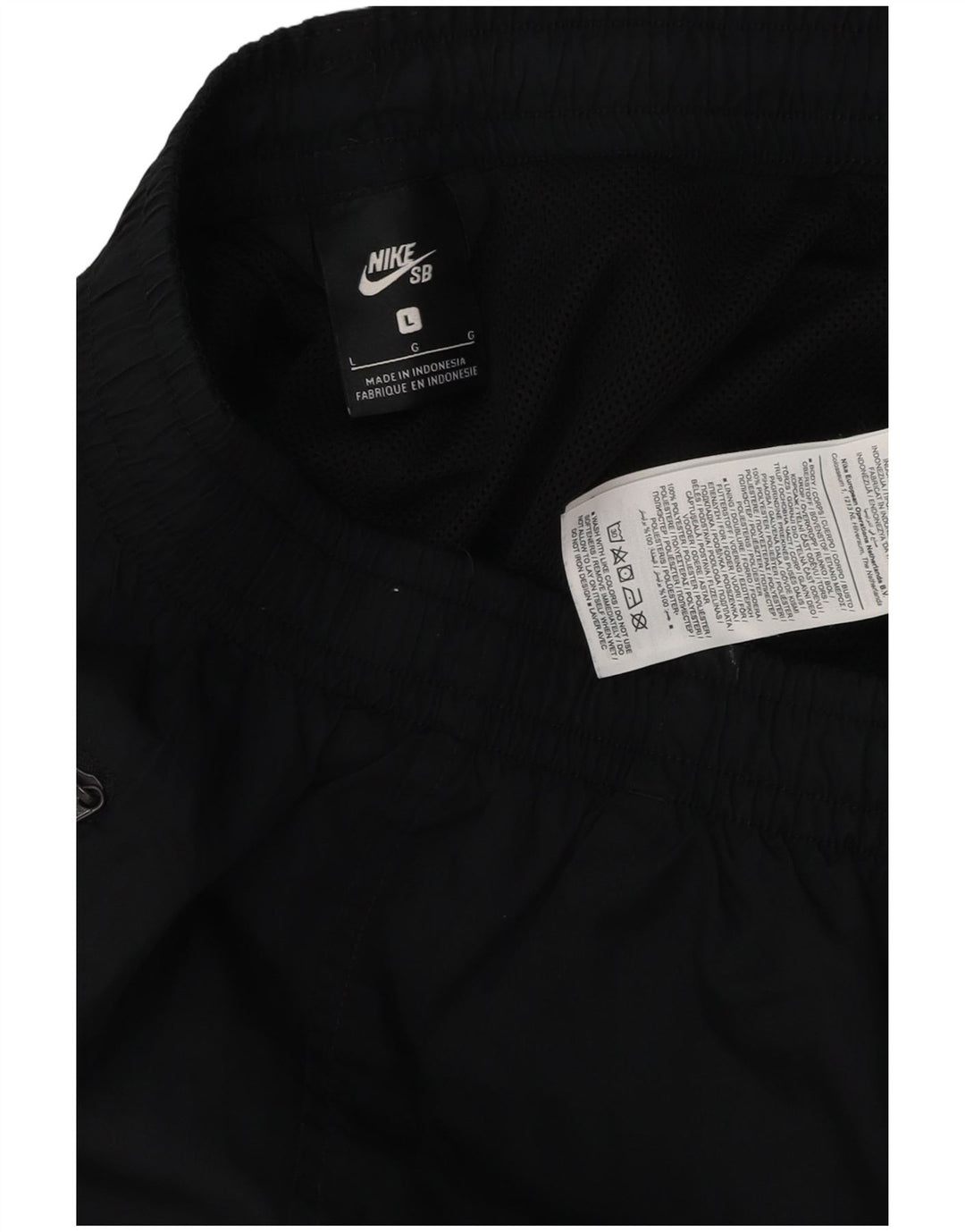 Męskie spodenki sportowe Nike, duże, czarne, poliestrowe