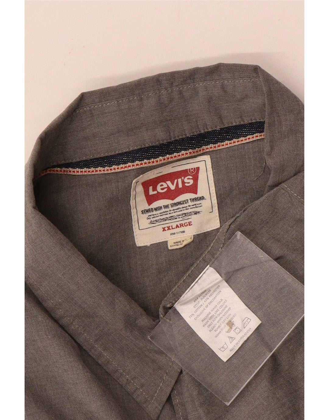 Koszula męska Levi's 2XL Szara bawełna