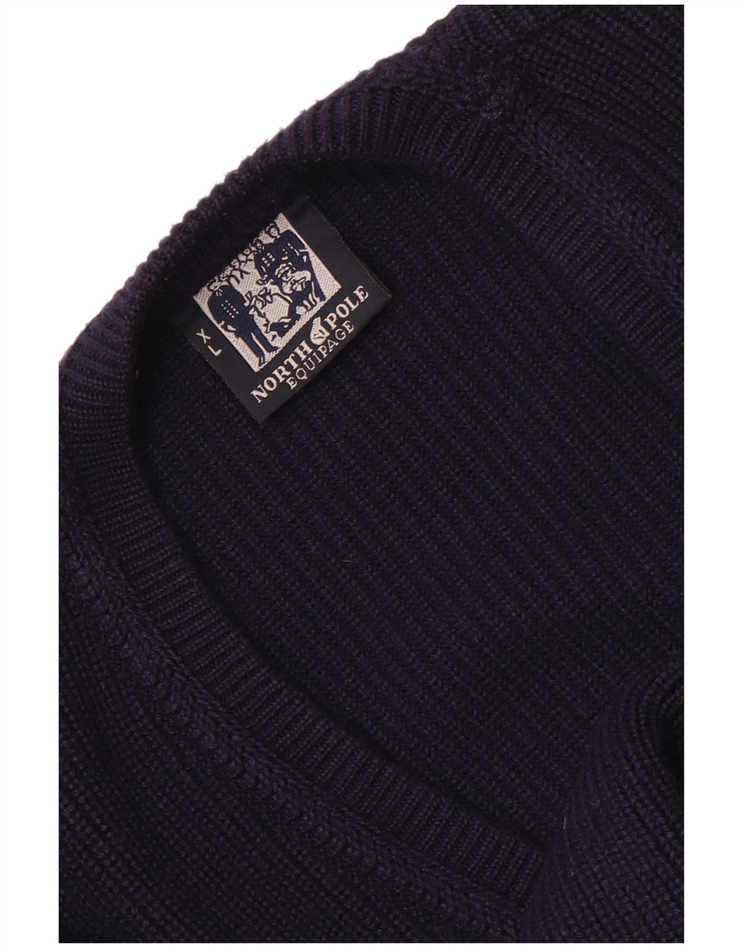 Męski sweter rozpinany North Pole XL, granatowy