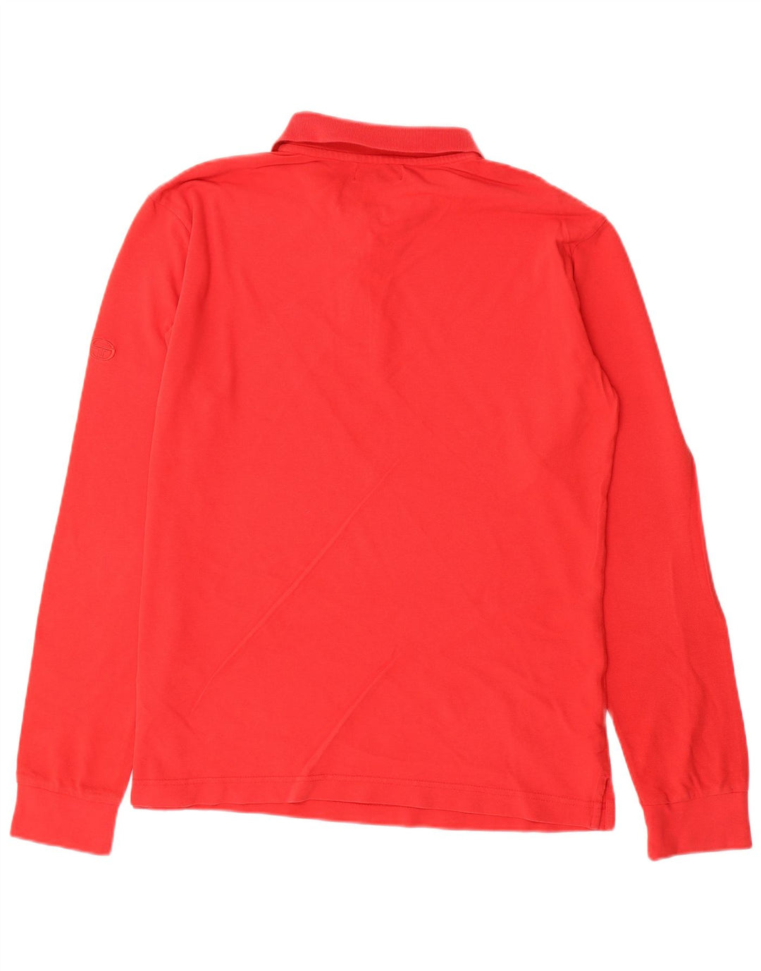 Męska koszulka polo SERGIO TACCHINI z długim rękawem XL, czerwona, bawełniana