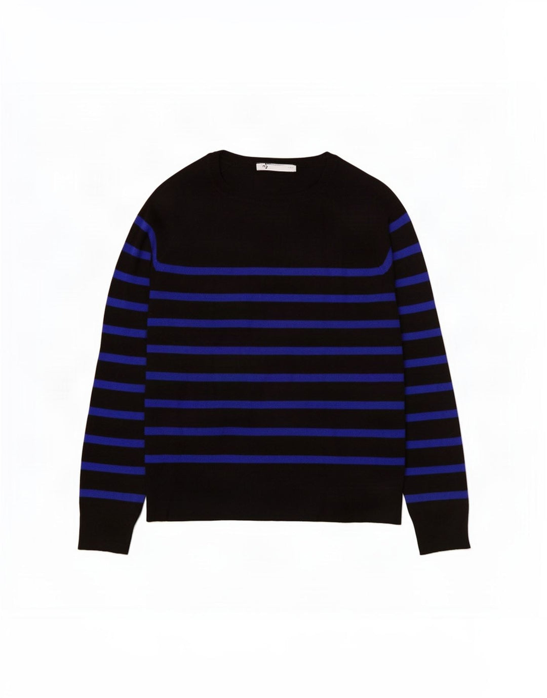Sweter damski Zara z okrągłym dekoltem UK 10 w małe czarne paski