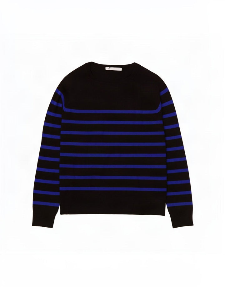 Sweter damski Zara z okrągłym dekoltem UK 10 w małe czarne paski