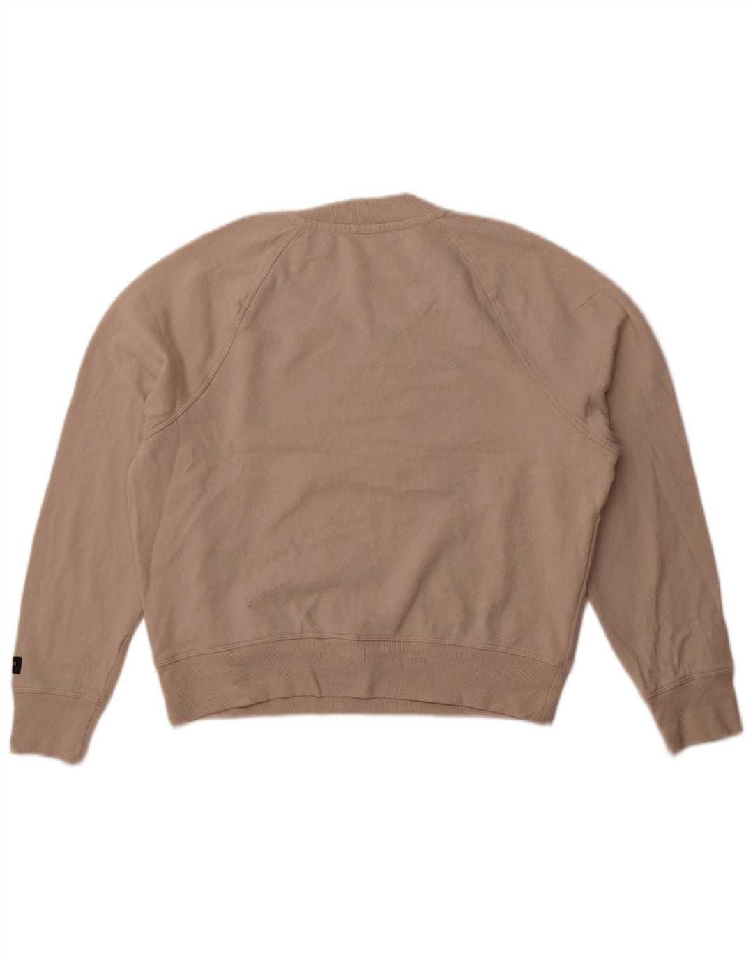 Damska bluza z grafiką Calvin Klein, UK 16, duża, beżowa, bawełniana