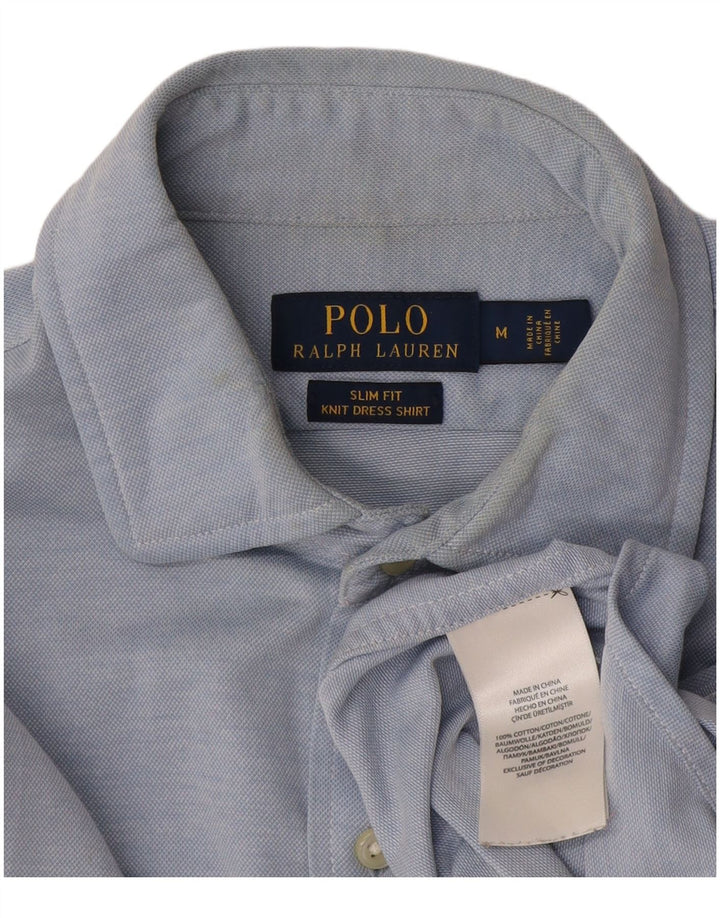 Koszula męska Ralph Lauren o dopasowanym kroju, średnioniebieska, bawełniana