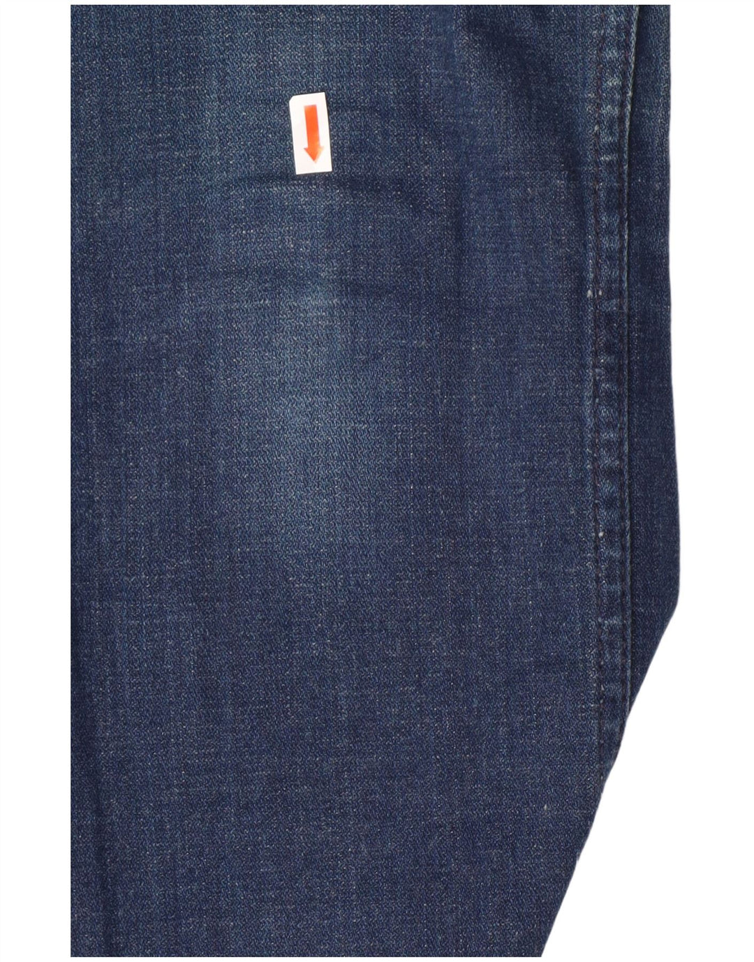 Damskie jeansy Levi's 524 Super Low Slim US 7 Medium W32 L31 Niebieska bawełna