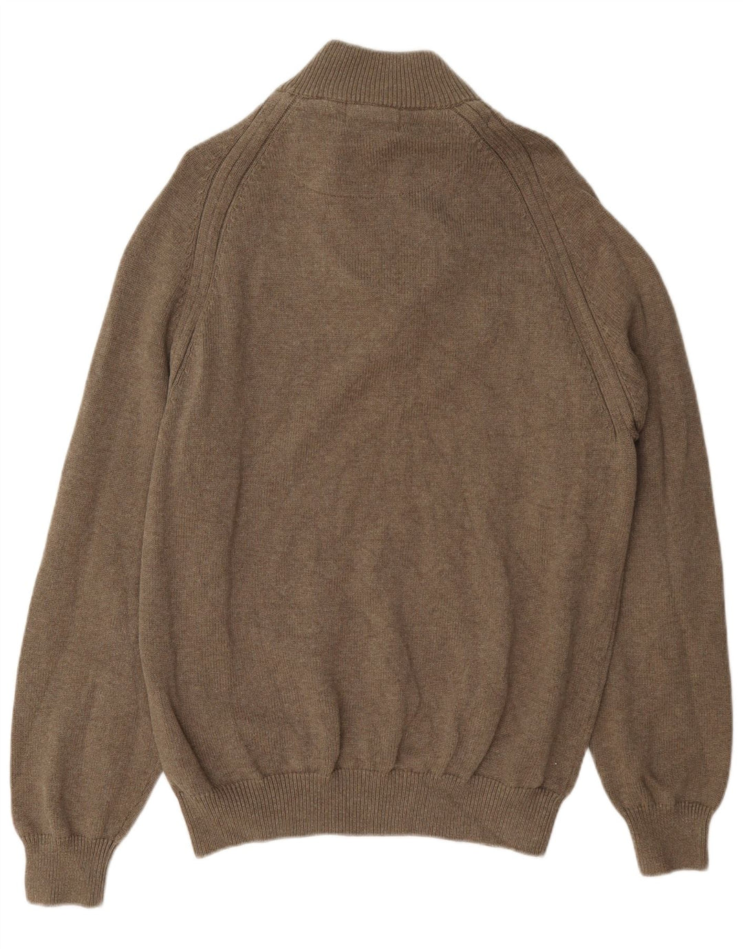 Marks & Spencer Męski sweter zapinany na guziki XL, brązowy, bawełniany