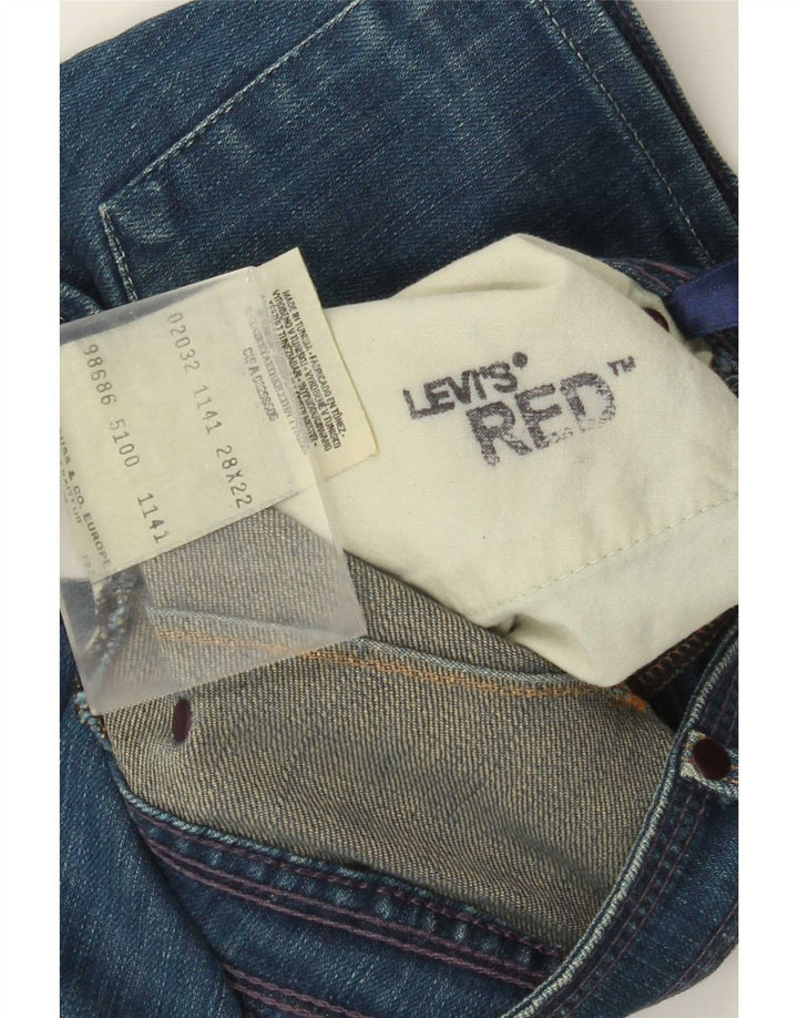 Damska spódnica dżinsowa Levi's W28 Średnio niebieska bawełna