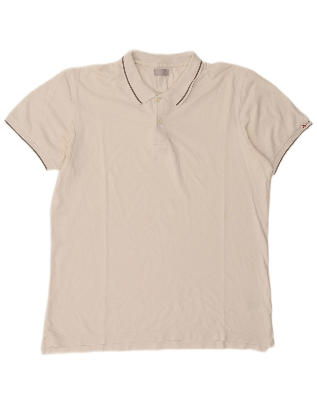Męska koszulka polo PEUTEREY 2XL, biała, bawełniana