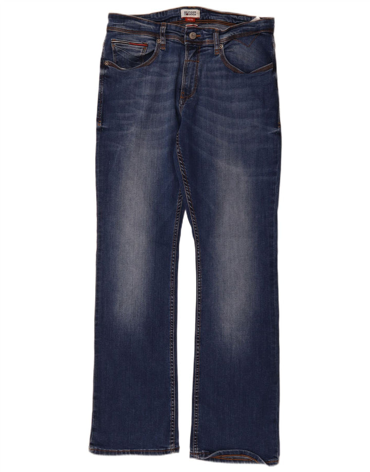 Męskie jeansy Bootcut Tommy Hilfiger W32 L32 Niebieskie bawełniane