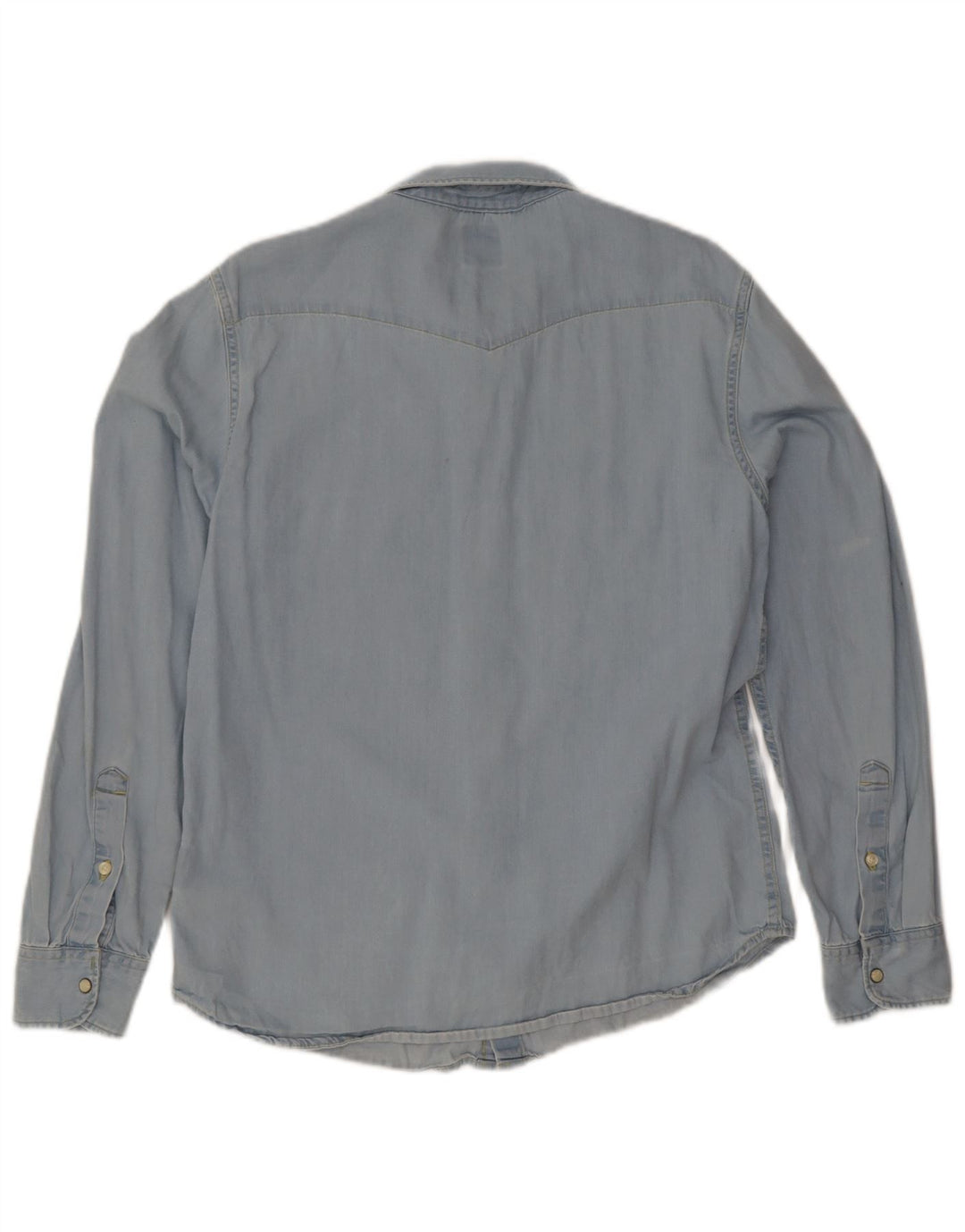 Damska koszula jeansowa Lee o dopasowanym kroju, duża, niebieska, bawełniana