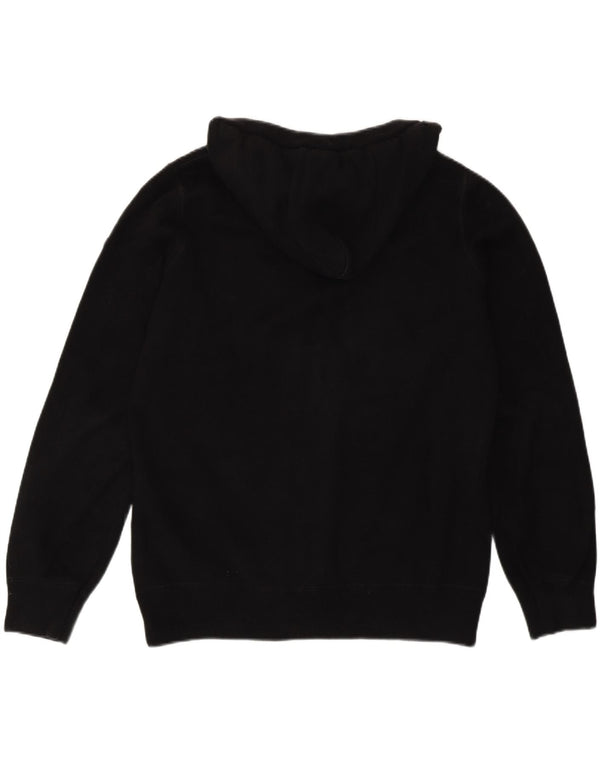 Damski sweter z kapturem i zamkiem Superdry UK 12, średni czarny, bawełniany