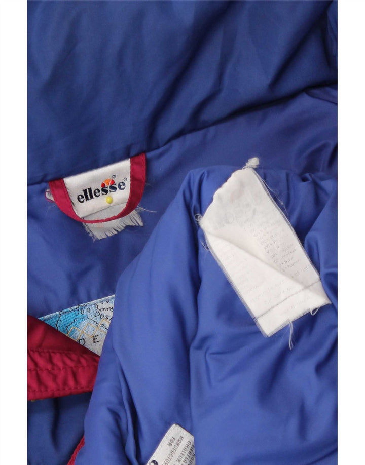 Męska kurtka narciarska Ellesse UK 40, duża, różowa, poliestrowa