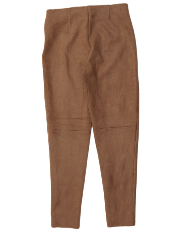 Spodnie damskie Zara Skinny Medium W28 L28 brązowe
