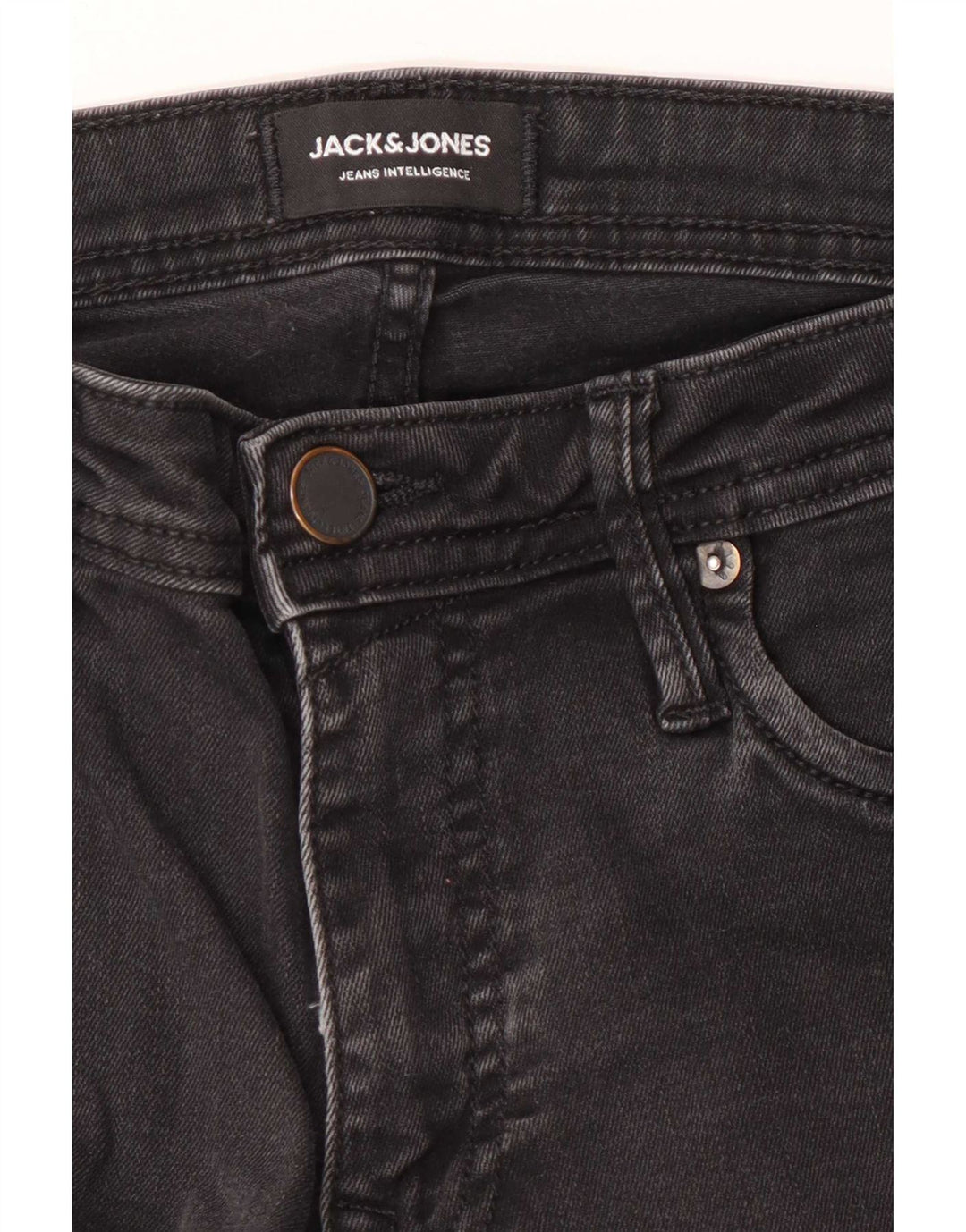 Męskie jeansy Jack & Jones GLENN Slim W28 L32 czarne