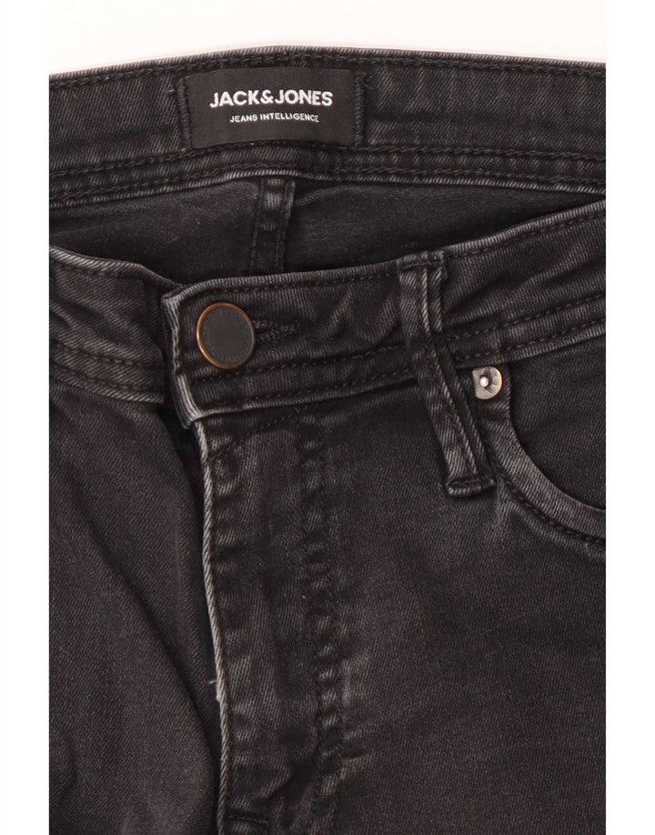 Męskie jeansy Jack & Jones GLENN Slim W28 L32 czarne