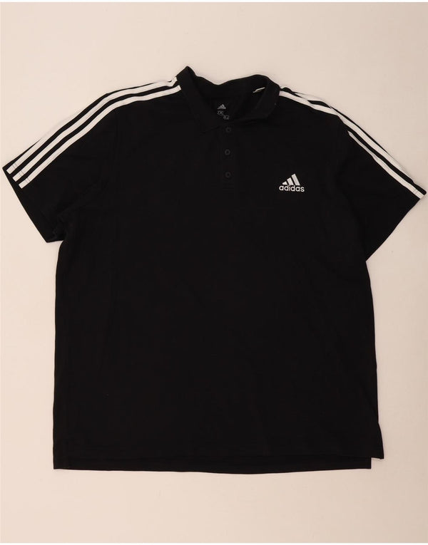 Męska koszulka polo ADIDAS 2XL czarna