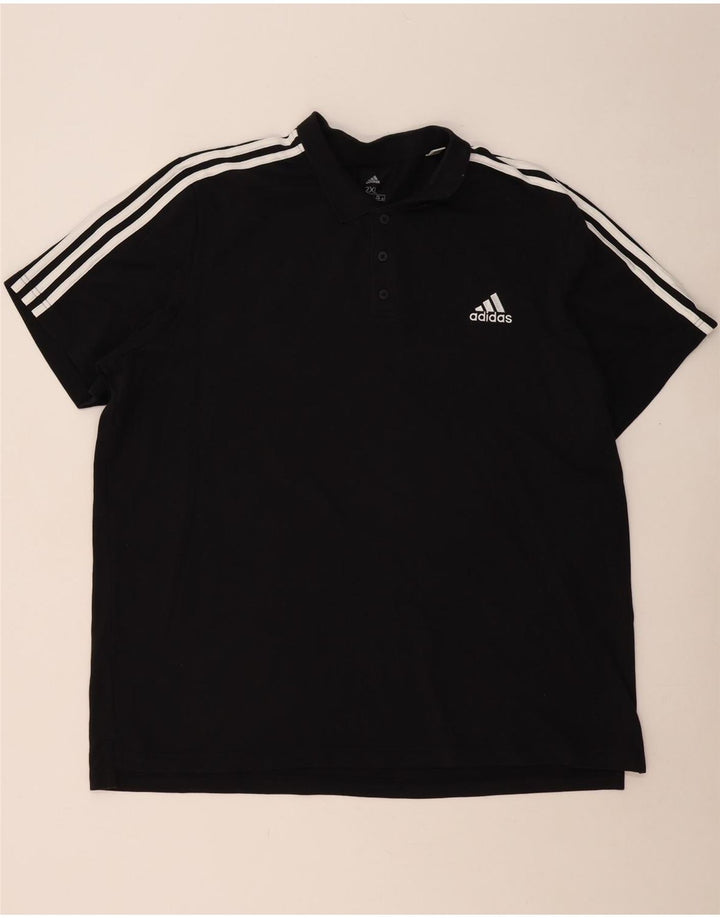 Męska koszulka polo ADIDAS 2XL czarna