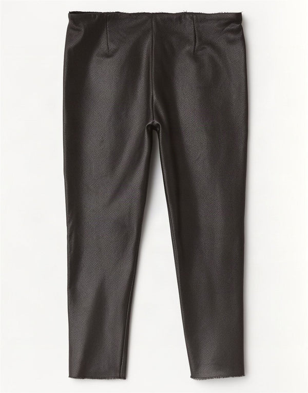 Damskie spodnie Skinny Casual Zara, duże, W30 L27, poliester w czarne cętki