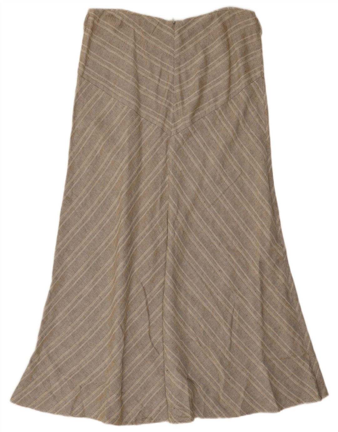 Marks & Spencer Damska spódnica maxi UK 14 duża W32 szara bawełna w jodełkę