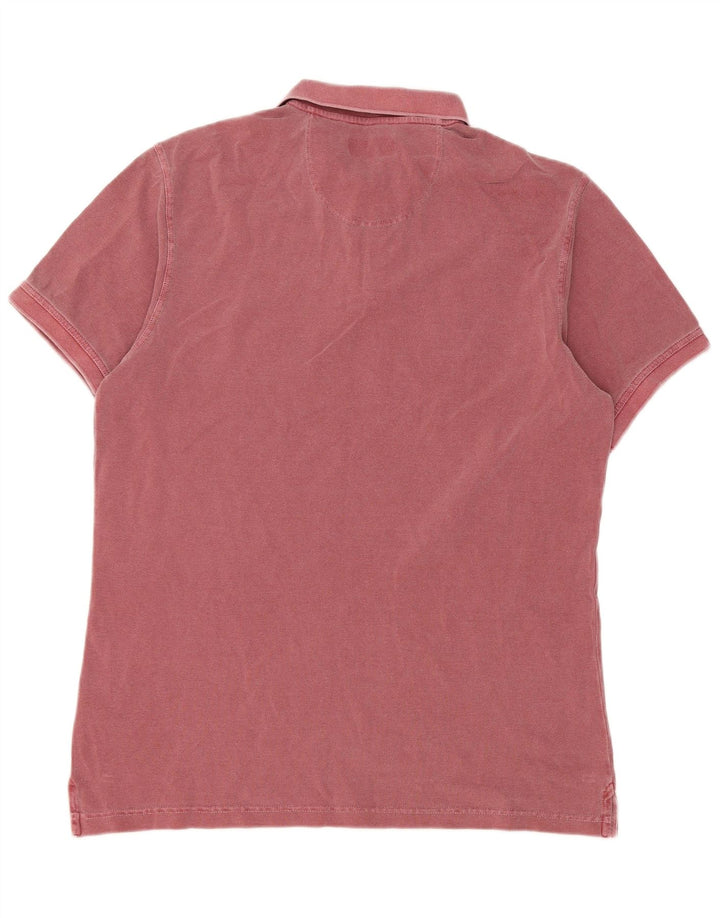 Męska koszulka polo Barbour, duża, czerwona, bawełniana