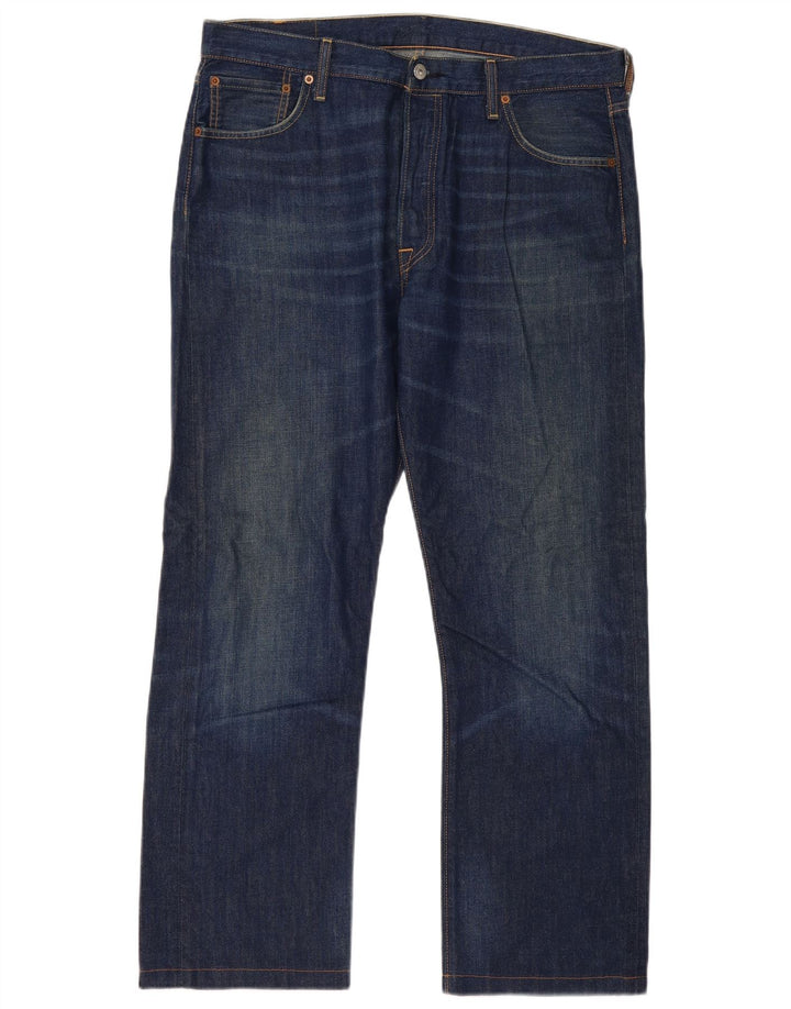 Męskie jeansy Levi's 501 Straight W36 L30 Niebieskie bawełniane