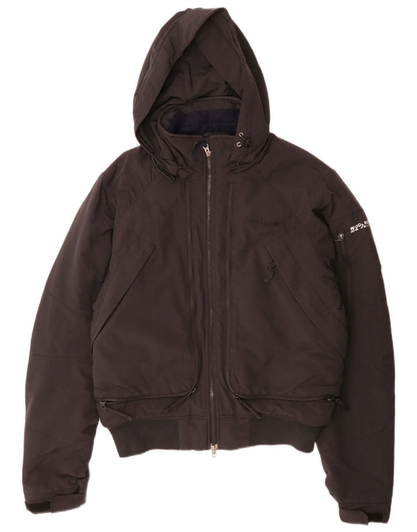 Męska kurtka bomberka z kapturem Woolrich UK 38, średnia czarna
