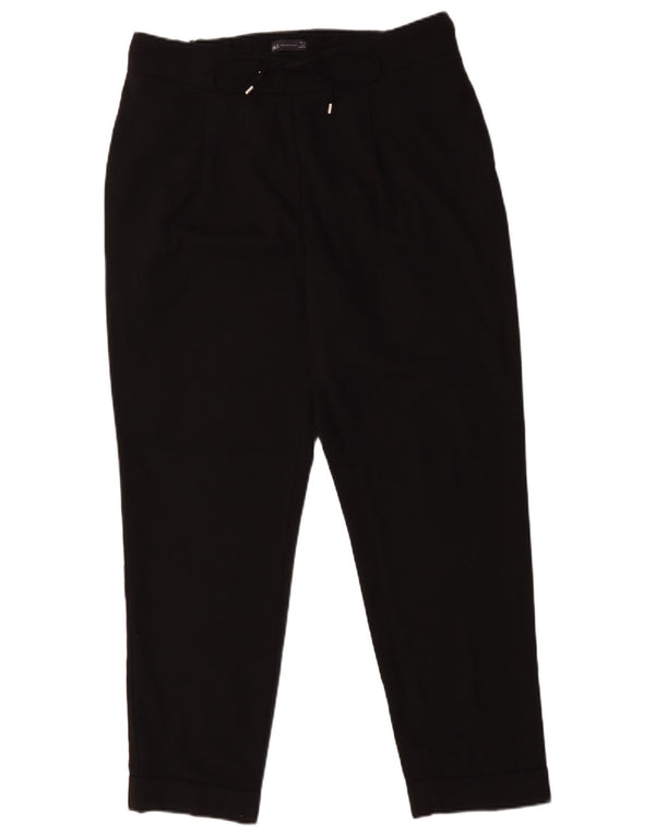 Spodnie damskie Marks & Spencer Pegged Chino UK 16 duże W34 L29 czarne