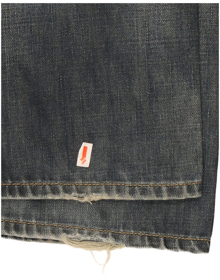 Damskie jeansy Bootcut Armani W30 L32 Niebieskie bawełniane