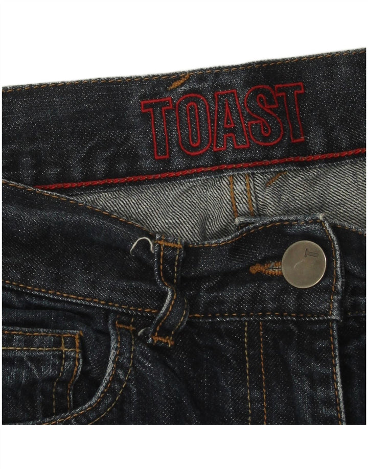 Damskie proste dżinsy Toast W32 L27 Niebieskie