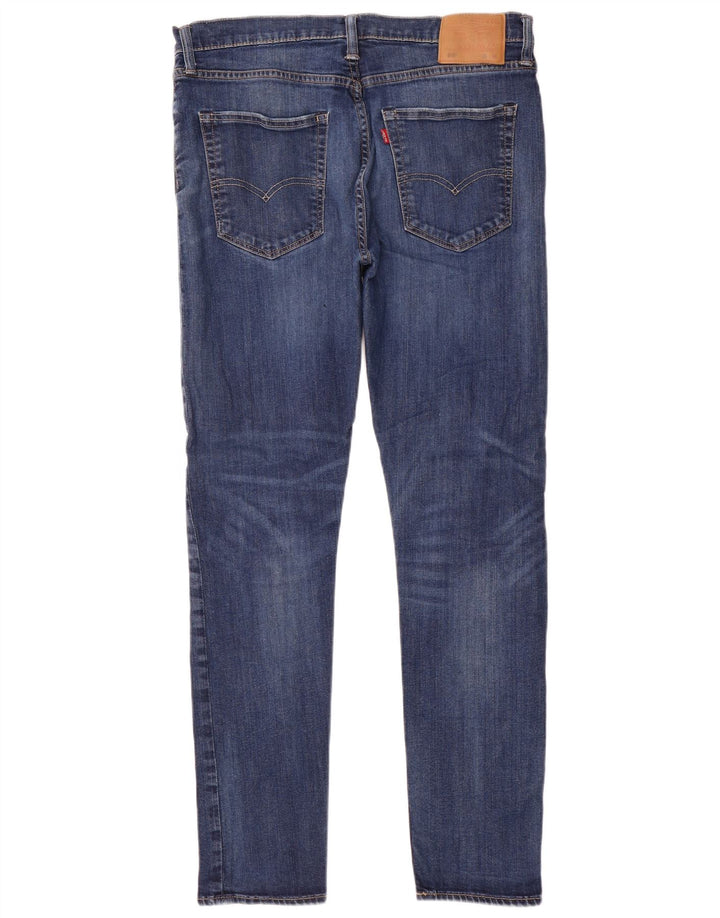 Męskie jeansy Levi's 512 Slim W36 L34 Niebieska bawełna